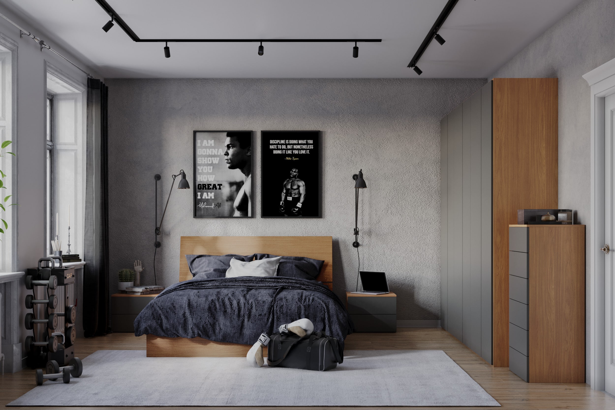 Recent bathroom renovation project showing tiled floor and fixtures